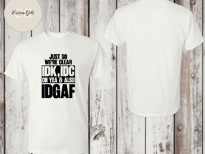 I don't know Tee