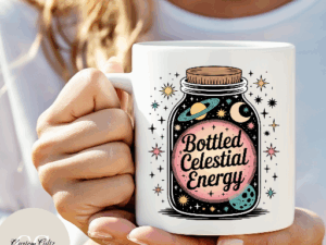 Bottled celestial energy mug
