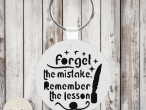 Forget the mistake Keyring