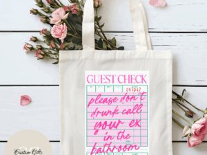 Guest check Tote