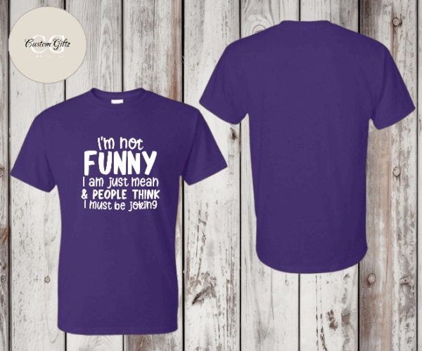 I'm not funny T-shirt - Image 4