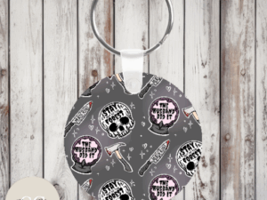 True Crime Grey Keyring