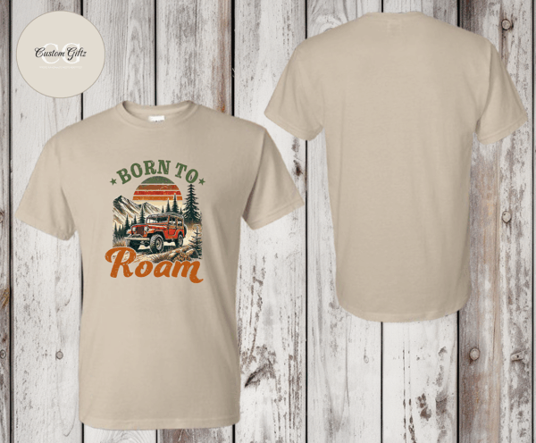 Born to Roam T-shirt - Image 2